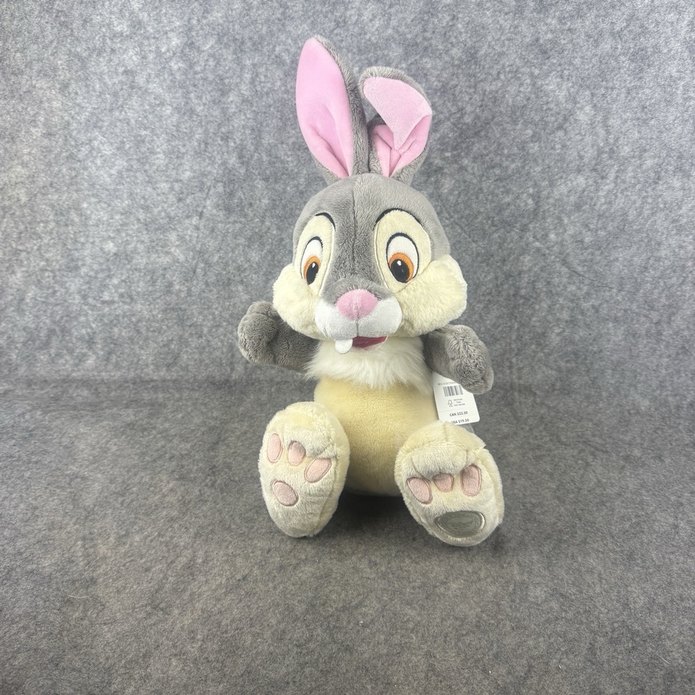 Thumper Bambi Disney Store‎ Authentic Plush Stuffed Animal Bunny Rabbit NWT